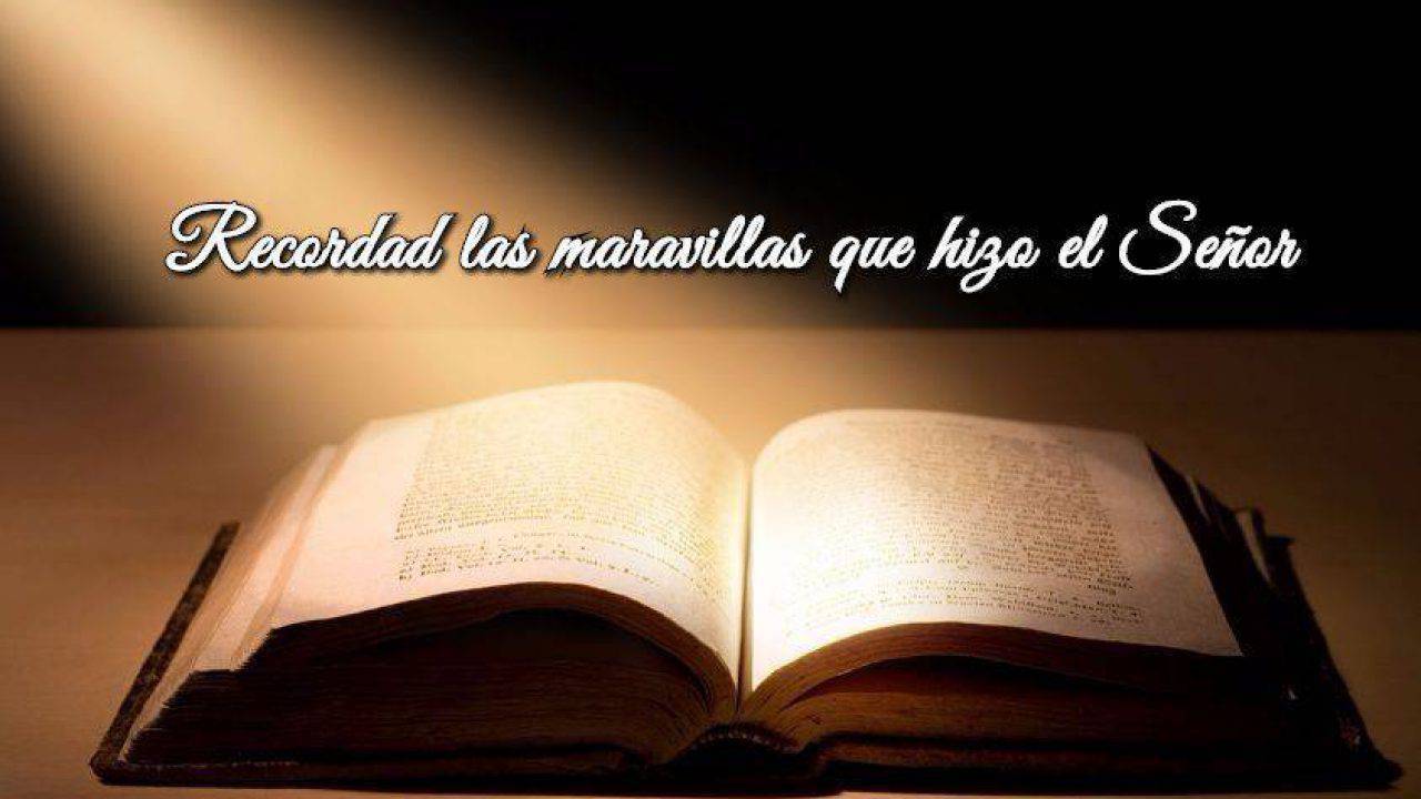Resultado de imagen de recordad las maravillas que hizo el señor