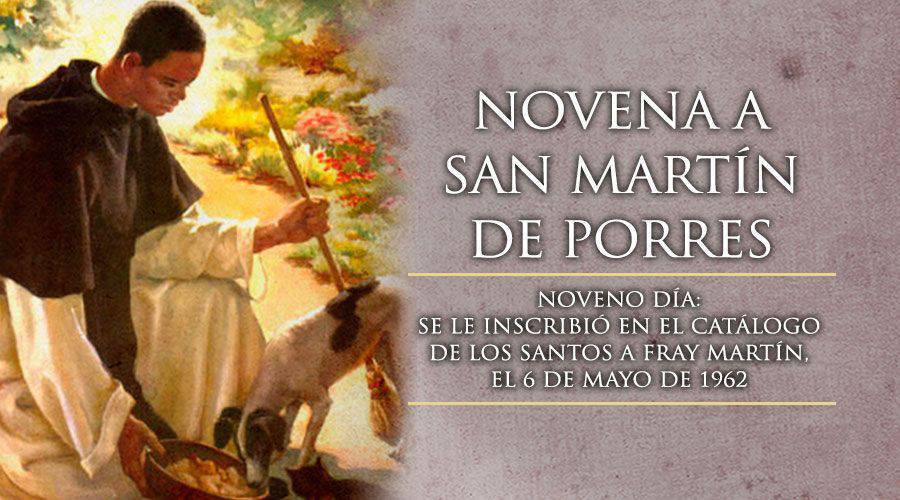 Noveno Día de la Novena a San Martín de Porres - La Luz de Maria