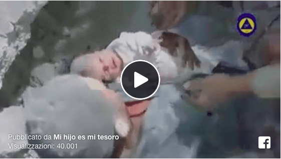 Los milagros de Dios !! Tras un derrumbe este bebe quedo atrapado, miren su rescate milagroso