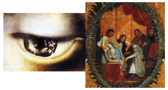 Los ojos de la Virgen de Guadalupe