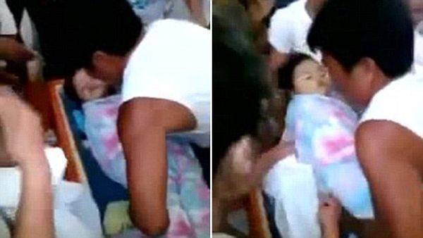 Una niña filipina de sólo tres años, se despierta en su funeral