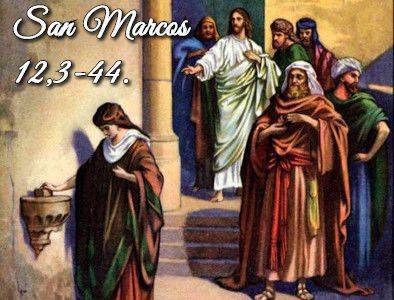 Evangelio según San Marcos 12,38-44.