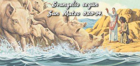 Evangelio según San Mateo 8,28-34. 