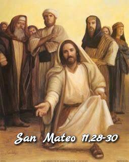 Evangelio según San Mateo 11,28-30.