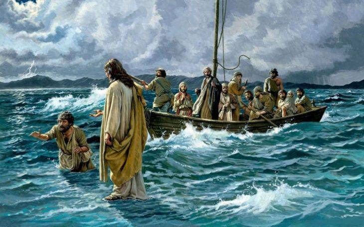 Evangelio según San Mateo 14,22-33. 