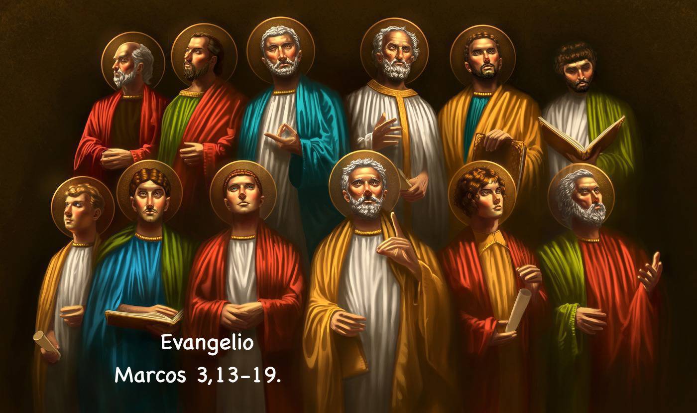 Evangelio según San Marcos 3,13-19.