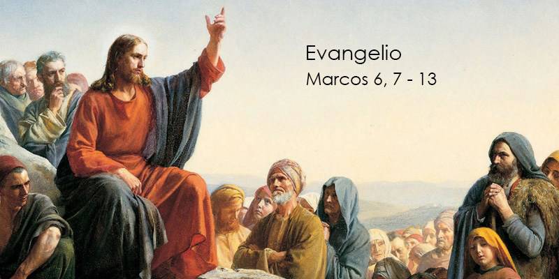 Evangelio según San Marcos 6,7-13.