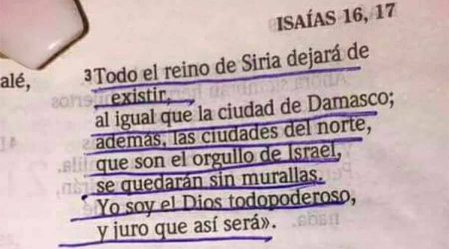 ¿Predijo la Biblia el conflicto en Siria?