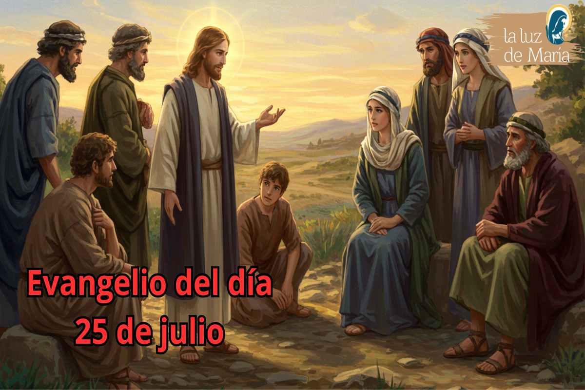 Evangelio del día 25 de julio