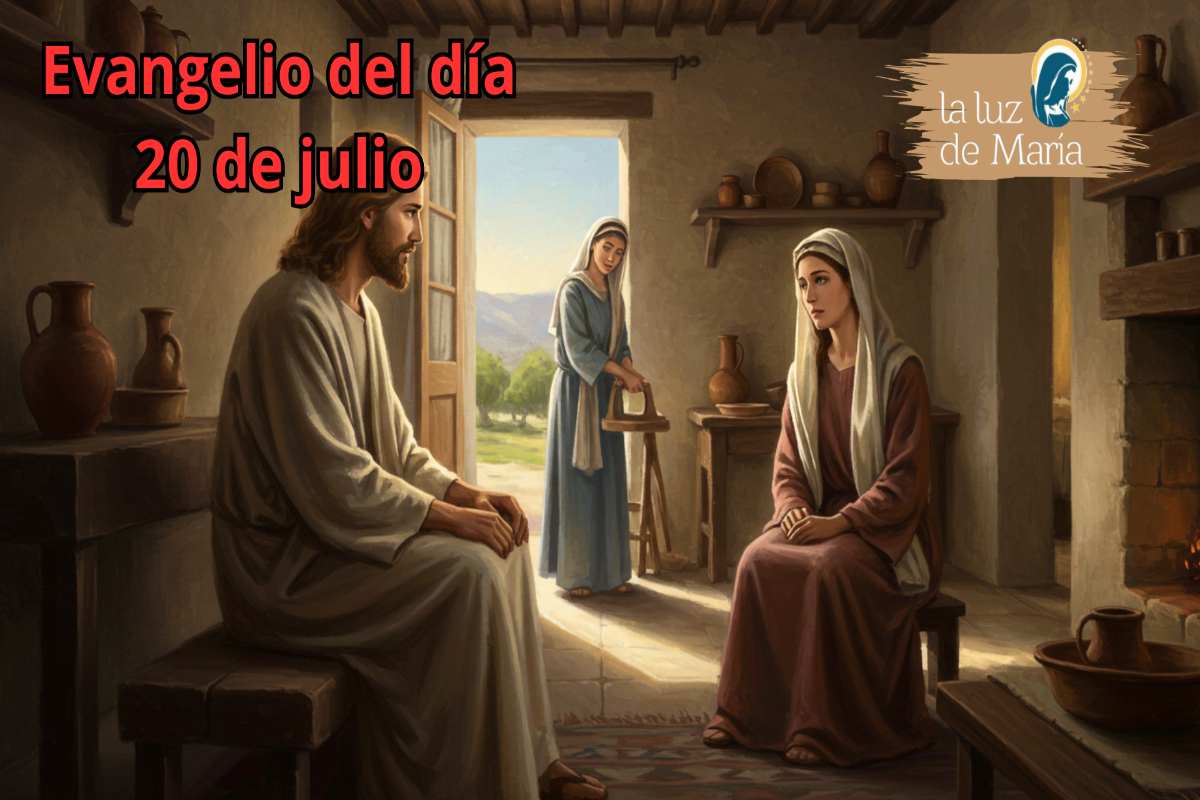 Evangelio del día 20 de julio