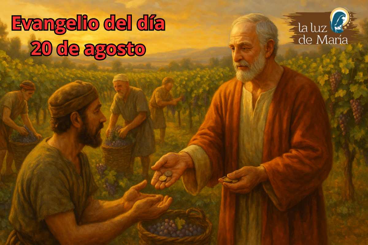 Evangelio del día 20 de agosto