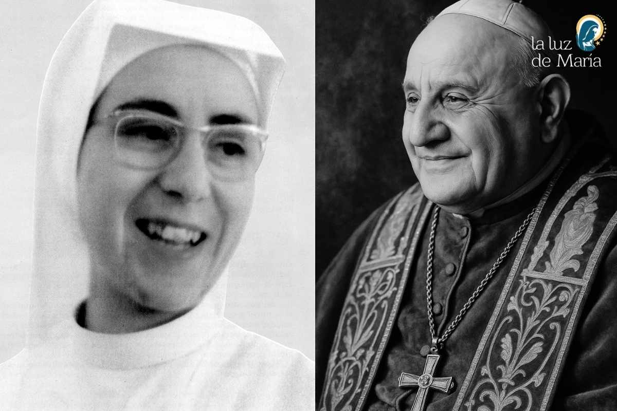 Juan XXIII y sor Caterina Capitani