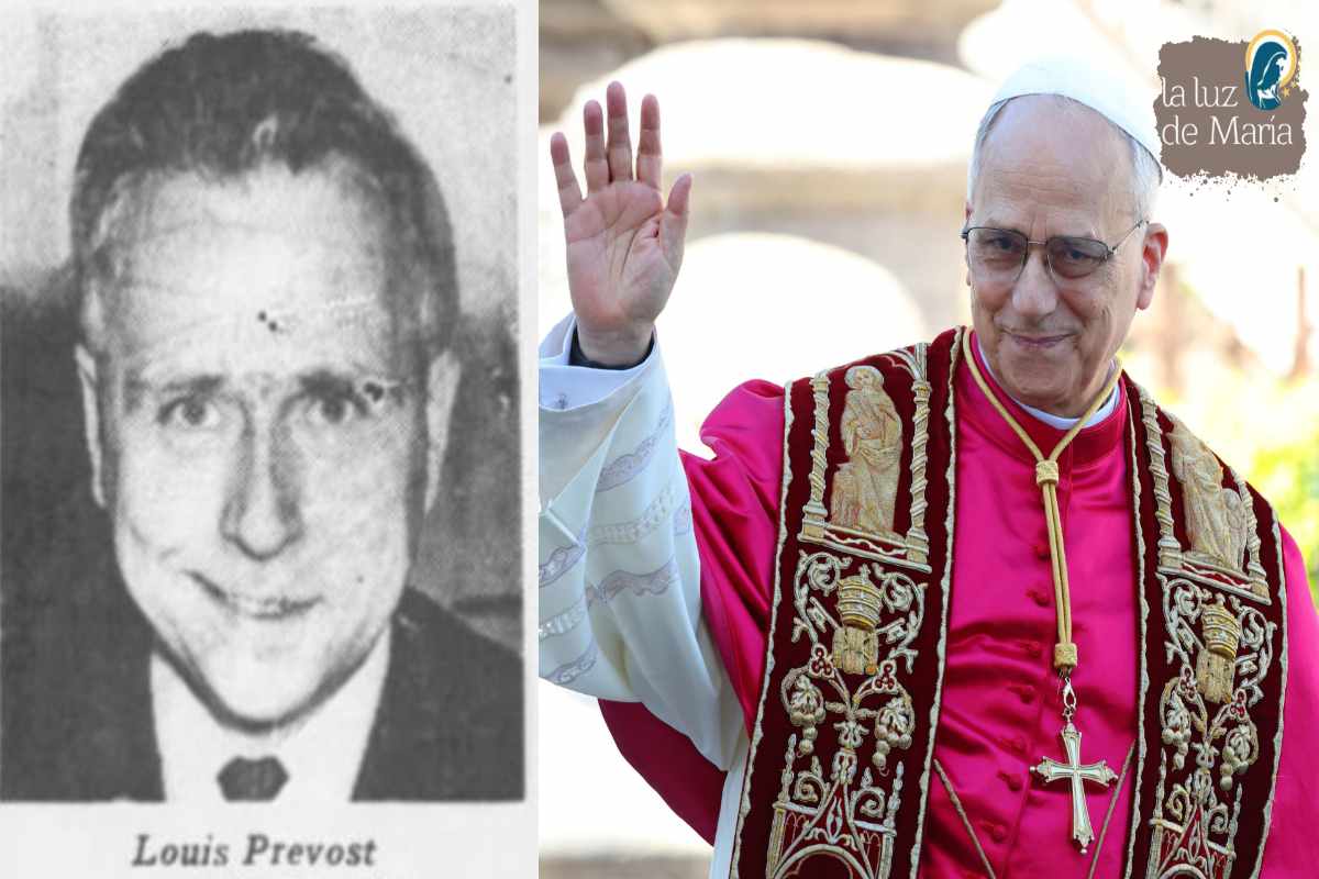 León XIV y su padre Louis Marius Prevost - LaluzdeMaria