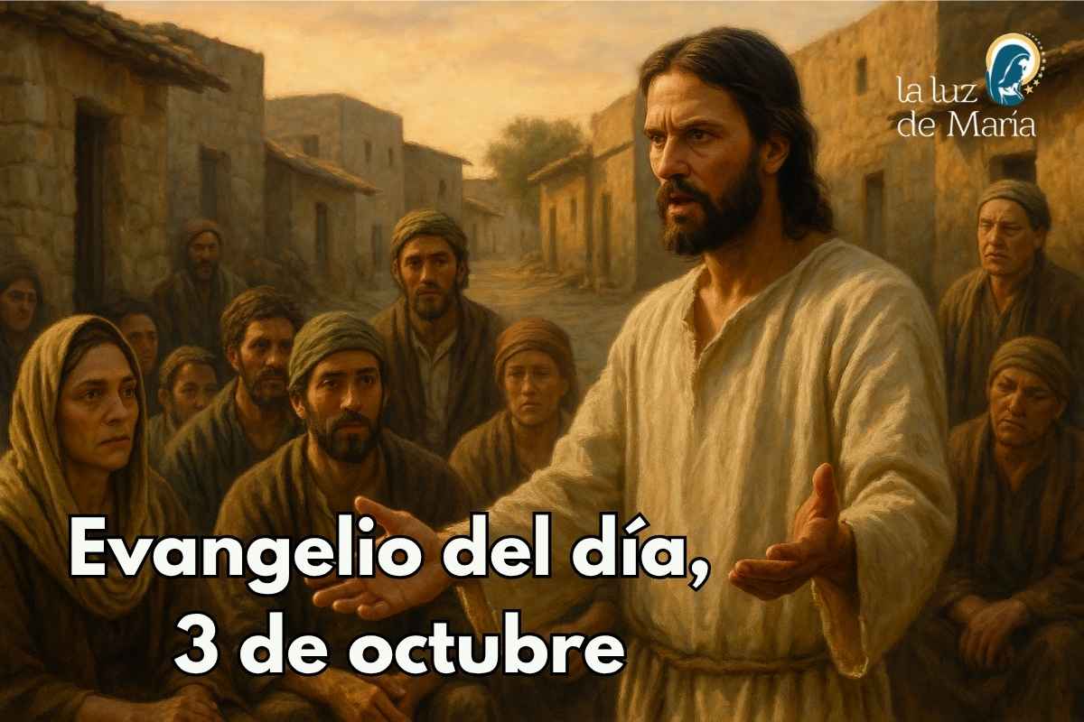 Evangelio del día, 3 de octubre